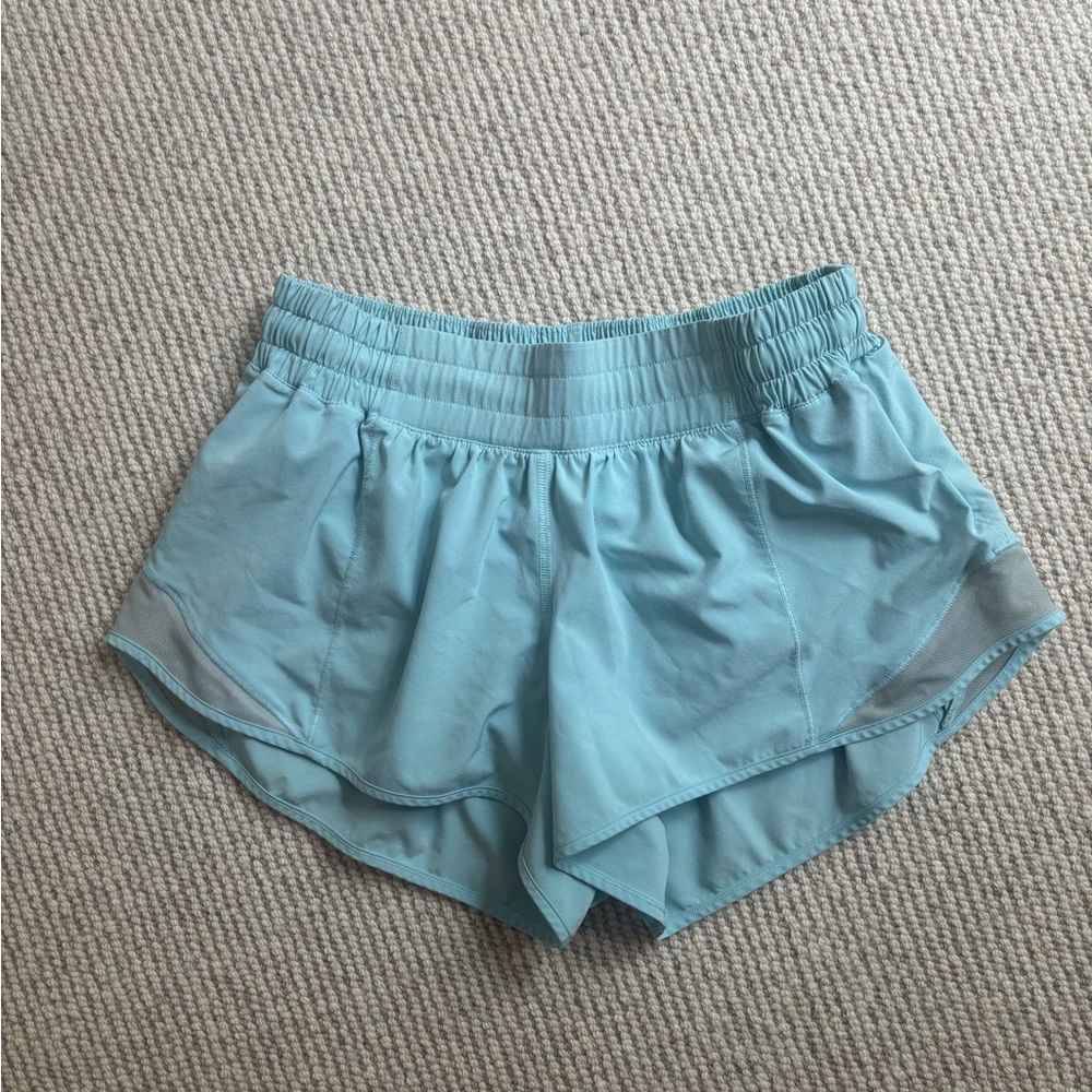 Lululemon Hotty Hot Shorts Women’s Athletic shorts teal blue